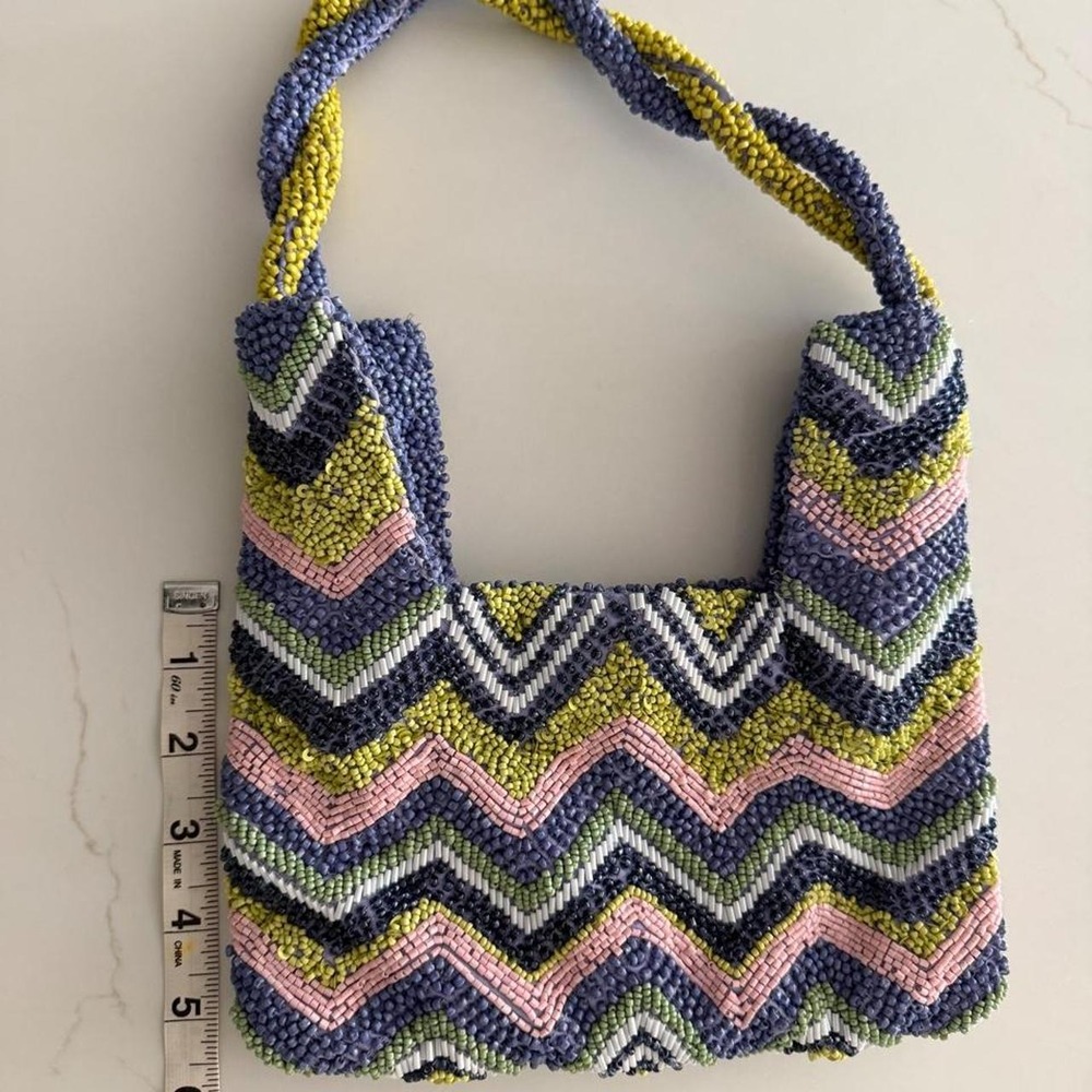 Zigzag Beaded Mini Going Out Bag - Picture 4 of 6